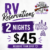 $45-2 nights