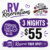 $55-3 nights