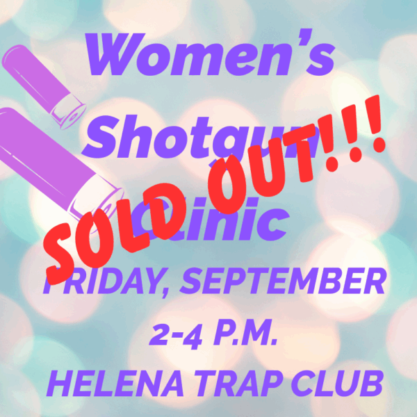 SOLD OUT: Women's Shotgun Clinic Registration